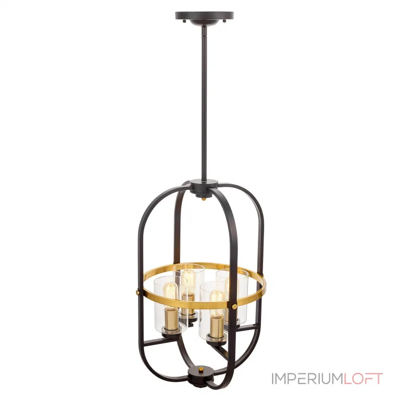 Подвесной светильник Lumina Deco Monterey LDP 1141-4 BK+MD