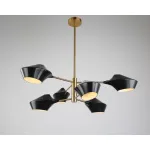 Подвесной светильник Lumina Deco Romina LDP 6037-6 BK+GD от ImperiumLoft