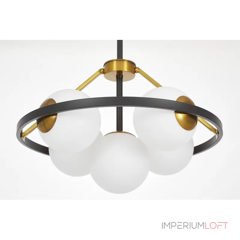 Подвесной светильник Lumina Deco Donzano LDP 8034-5 BK+WT