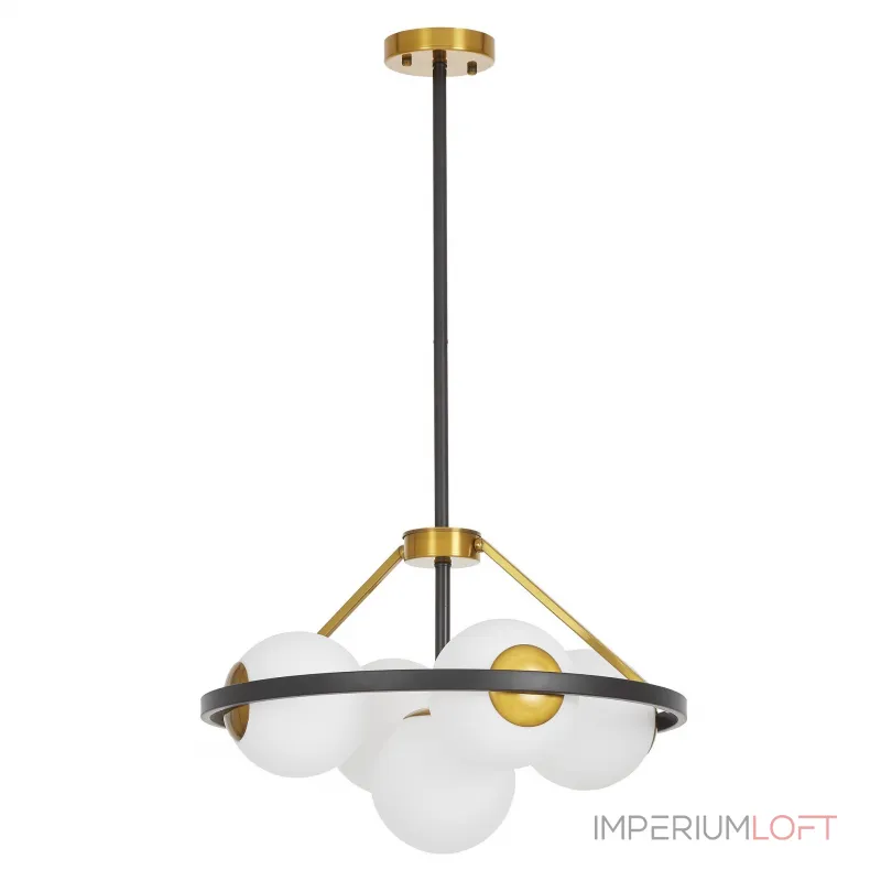 Подвесной светильник Lumina Deco Donzano LDP 8034-5 BK+WT