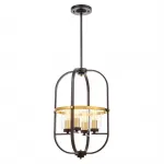 Подвесной светильник Lumina Deco Monterey LDP 1141-4 BK+MD от ImperiumLoft