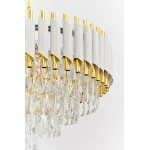 Хрустальная подвесная люстра Lumina Deco Funneli LDP 6003-500 WT+F.GD от ImperiumLoft
