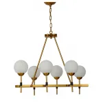 Подвесная люстра Lumina Deco Aldono LDP 7004-6 MD+BK