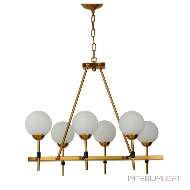 Подвесная люстра Lumina Deco Aldono LDP 7004-6 MD+BK