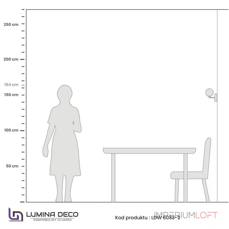Бра Lumina Deco Marsiada LDW 6033-2 GD