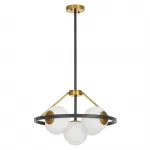 Подвесной светильник Lumina Deco Donzano LDP 8034-5 BK+WT