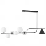Подвесной светильник Lumina Deco LDP 7036-7 BK+WT
