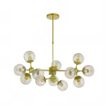 Люстра на штанге Lumina Deco Zodiak LDP 160-12 GD
