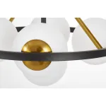 Подвесной светильник Lumina Deco Donzano LDP 8034-5 BK+WT