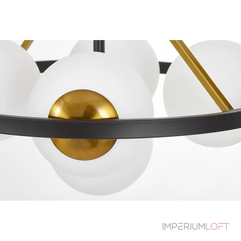 Подвесной светильник Lumina Deco Donzano LDP 8034-5 BK+WT