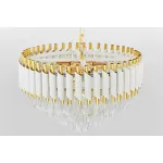 Хрустальная подвесная люстра Lumina Deco Funneli LDP 6003-500 WT+F.GD от ImperiumLoft