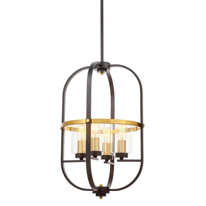 Подвесной светильник Lumina Deco Monterey LDP 1141-4 BK+MD от ImperiumLoft