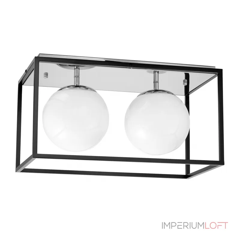 Потолочный светильник Lumina Deco Maldini LDC 8060-2 CHR+BK Потолочный светильник Lumina Deco Maldini LDC 8060-2 CHR+BK