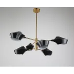 Подвесной светильник Lumina Deco Romina LDP 6037-6 BK+GD от ImperiumLoft