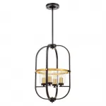 Подвесной светильник Lumina Deco Monterey LDP 1141-4 BK+MD от ImperiumLoft