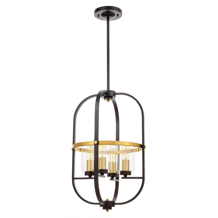 Подвесной светильник Lumina Deco Monterey LDP 1141-4 BK+MD от ImperiumLoft
