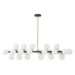 Подвесной светильник Lumina Deco Marsiada LDP 6033-24 BK+GD от ImperiumLoft