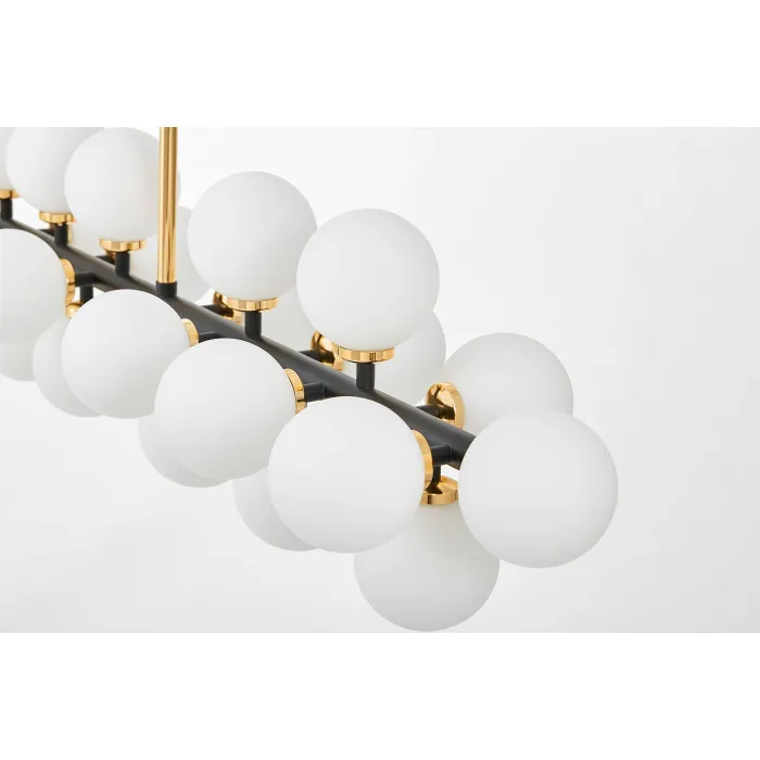 Подвесной светильник Lumina Deco Marsiada LDP 6033-24 BK+GD от ImperiumLoft