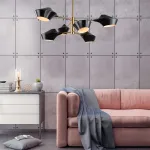 Подвесной светильник Lumina Deco Romina LDP 6037-6 BK+GD от ImperiumLoft