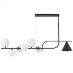 Подвесной светильник Lumina Deco LDP 7036-7 BK+WT