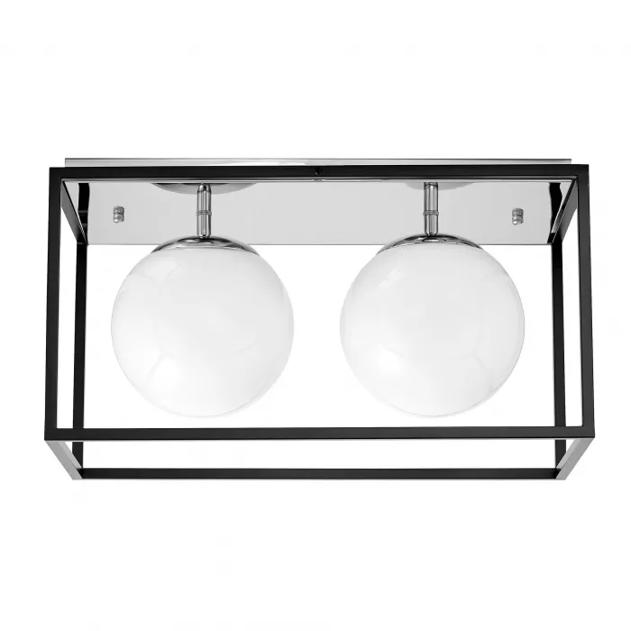 Потолочный светильник Lumina Deco Maldini LDC 8060-2 CHR+BK от ImperiumLoft