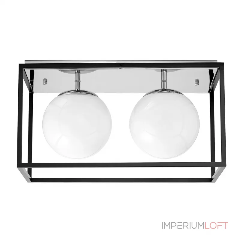 Потолочный светильник Lumina Deco Maldini LDC 8060-2 CHR+BK Потолочный светильник Lumina Deco Maldini LDC 8060-2 CHR+BK