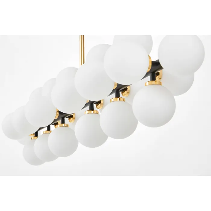 Подвесной светильник Lumina Deco Marsiada LDP 6033-24 BK+GD от ImperiumLoft