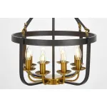 Подвесная люстра Lumina Deco Berling LDP 8024-8 BK+MD