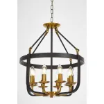 Подвесная люстра Lumina Deco Berling LDP 8024-8 BK+MD
