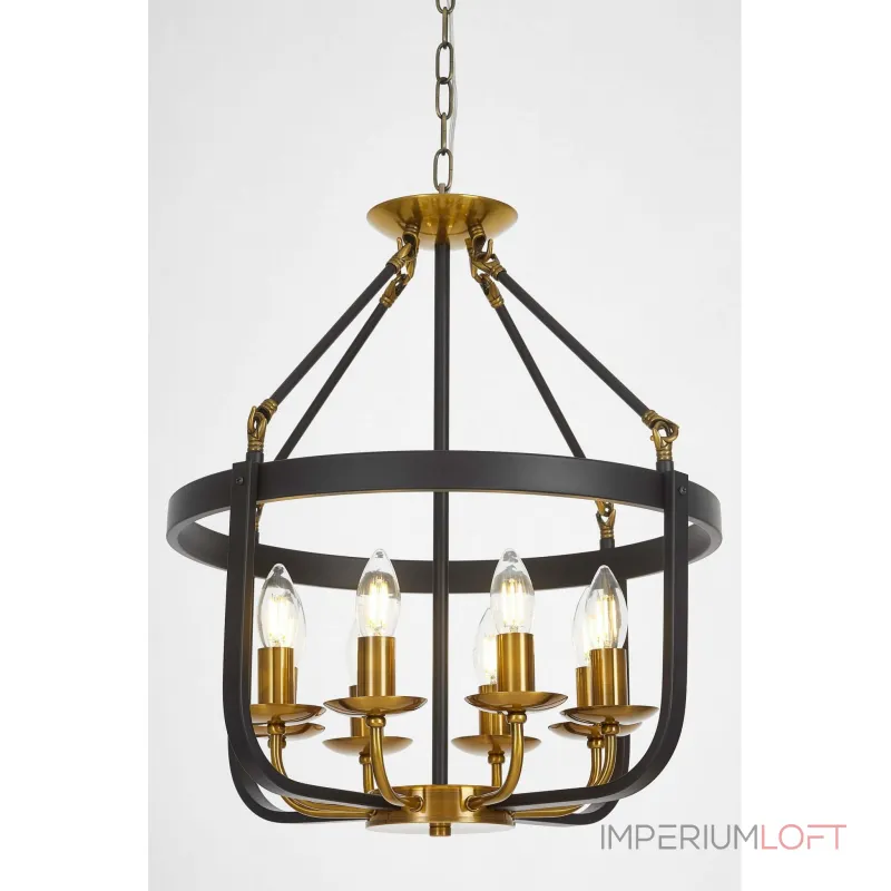 Подвесная люстра Lumina Deco Berling LDP 8024-8 BK+MD