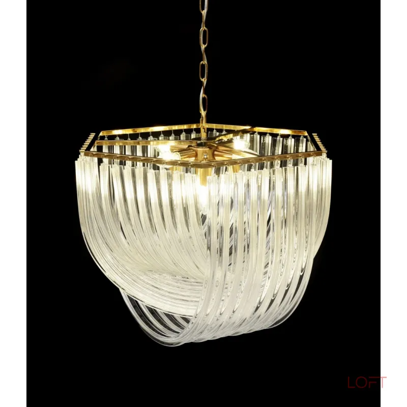 Подвесной светильник Lumina Deco Weddini LDP 6001-600 GD+CL Подвесной светильник Lumina Deco Weddini LDP 6001-600 GD+CL