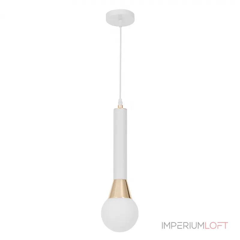 Подвесной светильник Lumina Deco Folino LDP 7012-1B WT+GD Подвесной светильник Lumina Deco Folino LDP 7012-1B WT+GD
