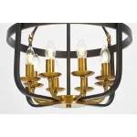 Подвесная люстра Lumina Deco Berling LDP 8024-8 BK+MD