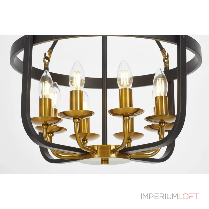 Подвесная люстра Lumina Deco Berling LDP 8024-8 BK+MD