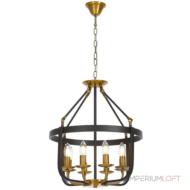 Подвесная люстра Lumina Deco Berling LDP 8024-8 BK+MD