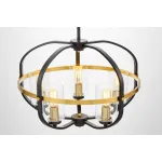 Люстра на штанге Lumina Deco Monterey LDP 1141-5 BK+MD