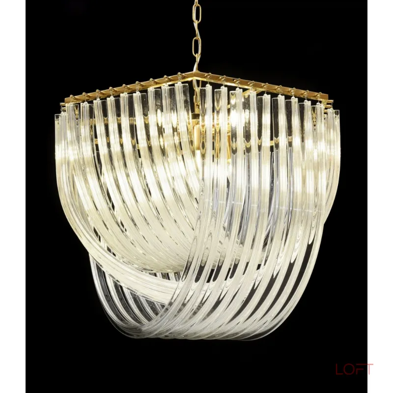 Подвесной светильник Lumina Deco Weddini LDP 6001-600 GD+CL Подвесной светильник Lumina Deco Weddini LDP 6001-600 GD+CL