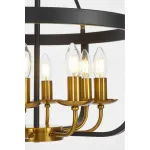 Подвесная люстра Lumina Deco Berling LDP 8024-8 BK+MD
