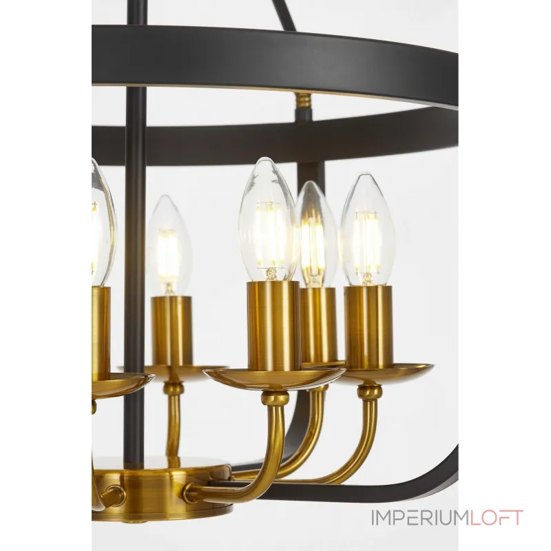 Подвесная люстра Lumina Deco Berling LDP 8024-8 BK+MD