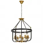 Подвесная люстра Lumina Deco Berling LDP 8024-8 BK+MD