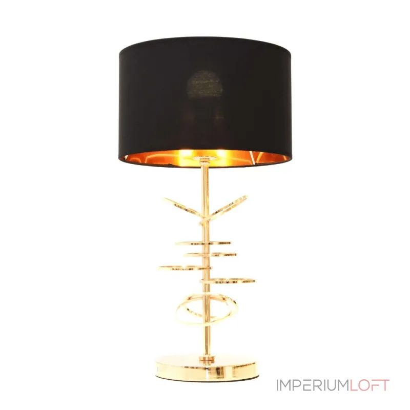 Настольная лампа Lumina Deco Milari LDT 5530 F.GD+BK