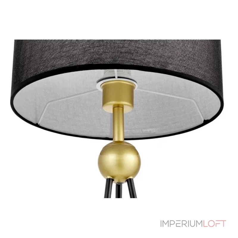 Настольная лампа Lumina Deco Belforte LDT 5527 GD+BK