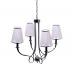 Хрустальная подвесная люстра Lumina Deco Lorinta LDP 7008-4 WT от ImperiumLoft