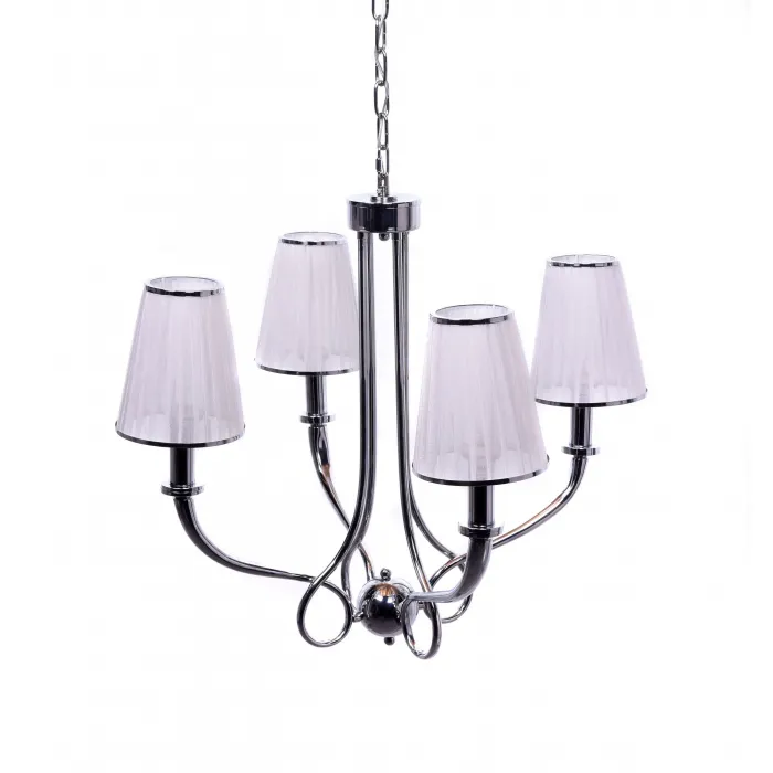 Хрустальная подвесная люстра Lumina Deco Lorinta LDP 7008-4 WT от ImperiumLoft