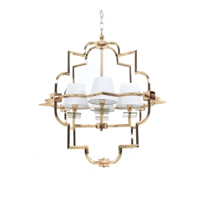 Подвесная люстра Lumina Deco Baltimore LDP 8020-4 GD+WT от ImperiumLoft