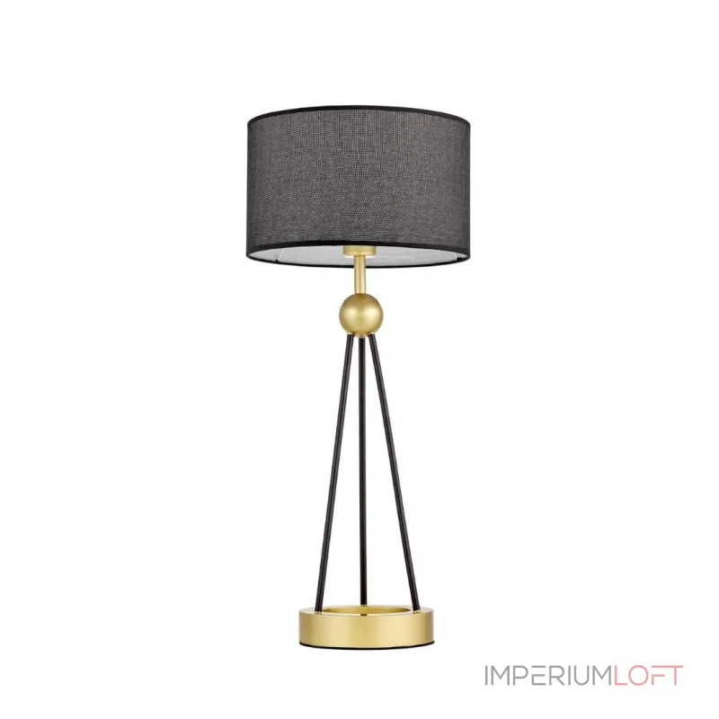 Настольная лампа Lumina Deco Belforte LDT 5527 GD+BK