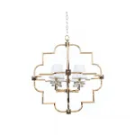 Подвесная люстра Lumina Deco Baltimore LDP 8020-4 GD+WT от ImperiumLoft