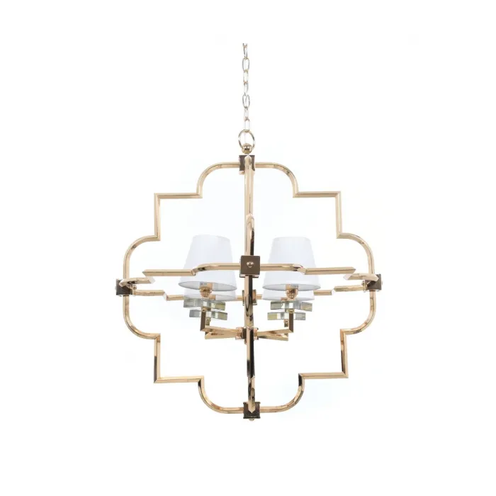 Подвесная люстра Lumina Deco Baltimore LDP 8020-4 GD+WT от ImperiumLoft