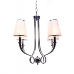 Хрустальная подвесная люстра Lumina Deco Lorinta LDP 7008-4 WT от ImperiumLoft