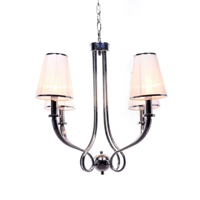 Хрустальная подвесная люстра Lumina Deco Lorinta LDP 7008-4 WT от ImperiumLoft